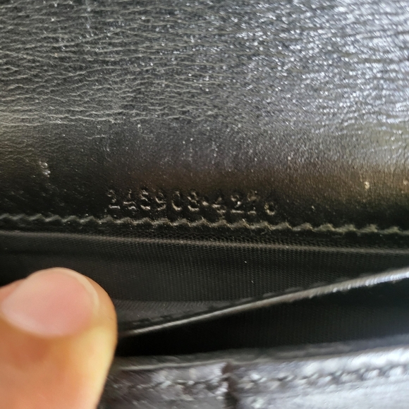 Gucci Long Wallet in Black Imprime Canvas - Picture 8 of 12